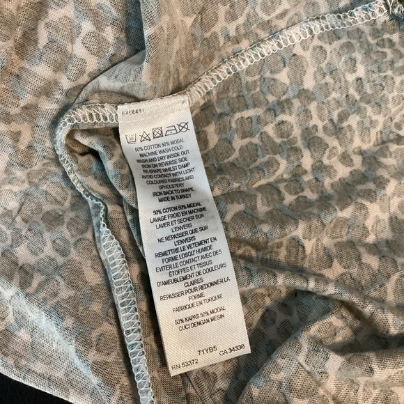 French Connection Shirt Dress Size 6 Multicolor Animal Print - Picture 8 of 8